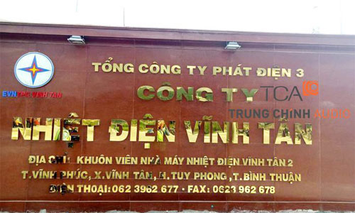 Hệ thống âm thanh hội thảo tại công ty nhiệt điện Vĩnh Tân – Bình Thuận