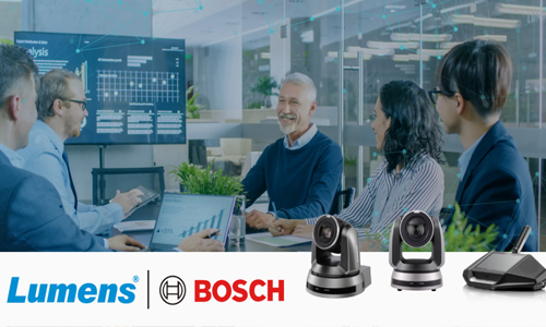 Camera Hội nghị Lumens tích hợp Hẹ thống âm thanh hội thảo BOSCH