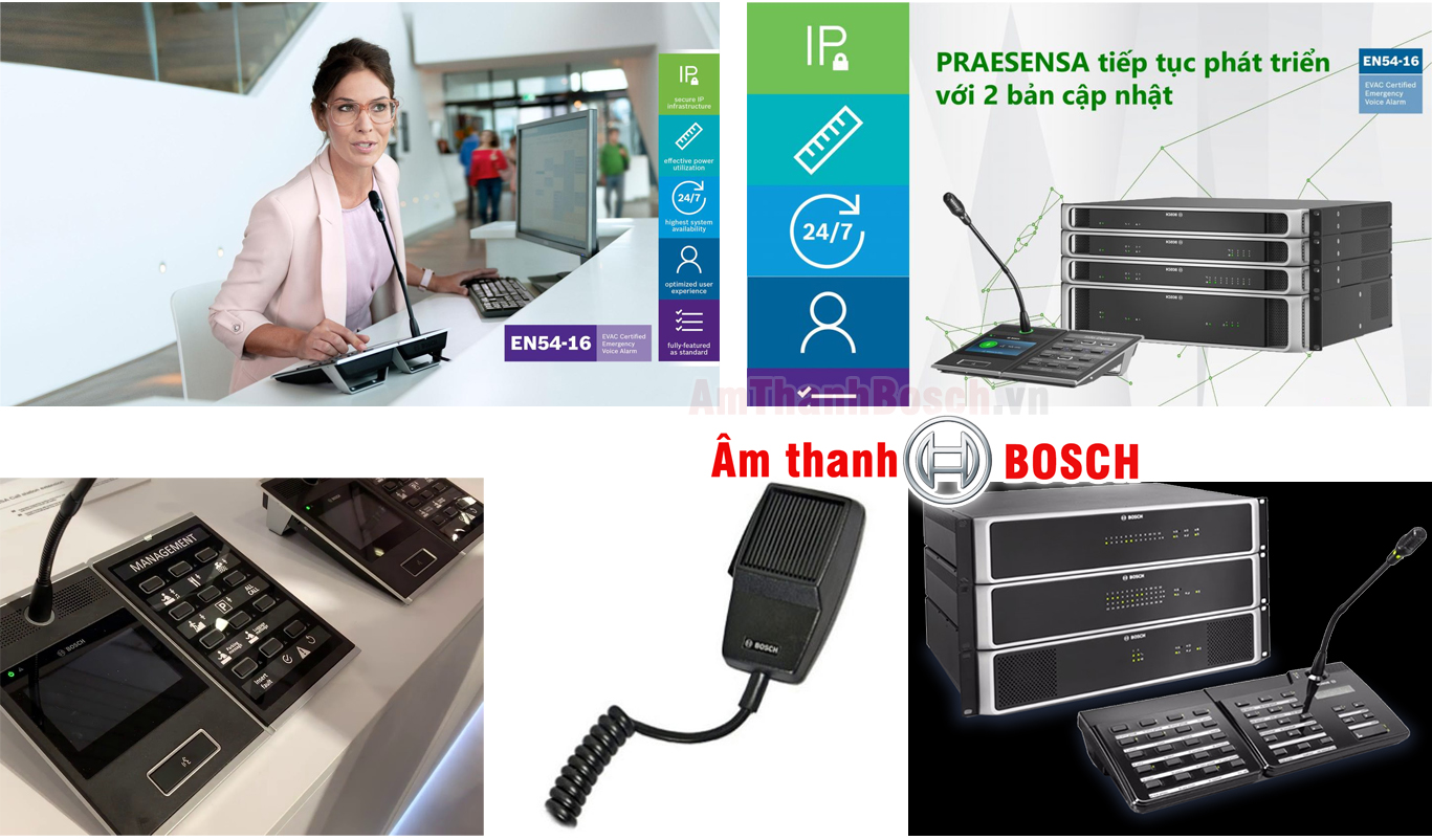 Hệ thống âm thanh công cộng PA Bosch