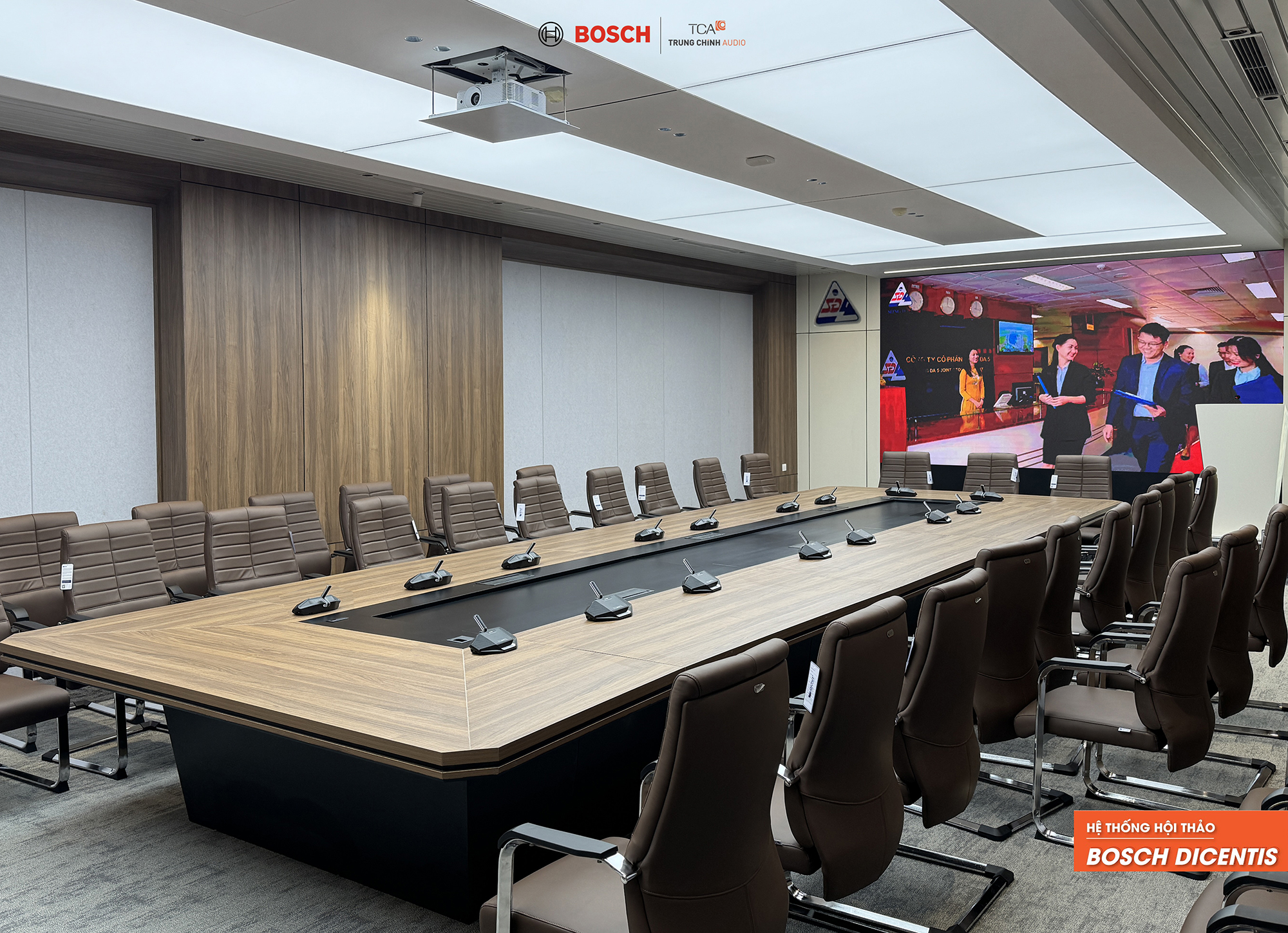 Lắp đặt Hệ thống hội thảo Bosch Dicentis – Giải pháp hội họp thông minh toàn diện