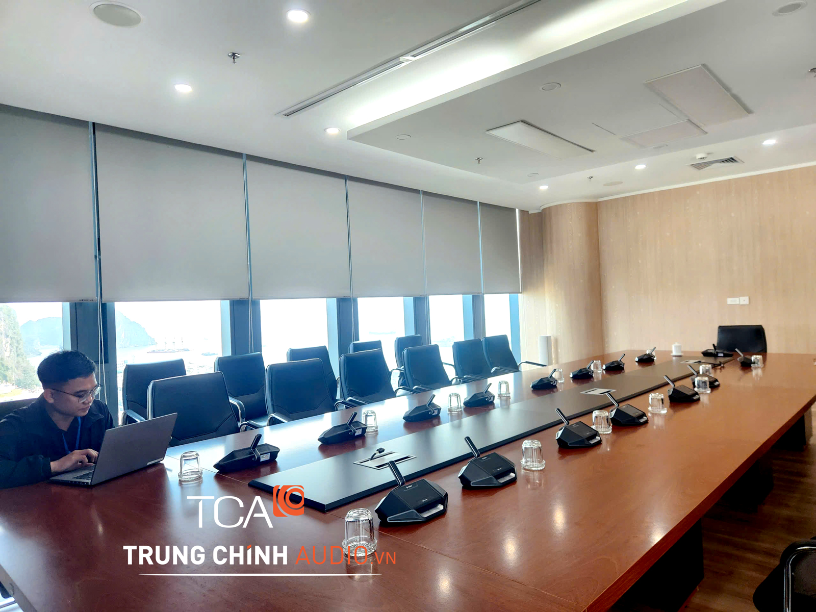 phòng họp trực tuyến tại TKV Vinacomin