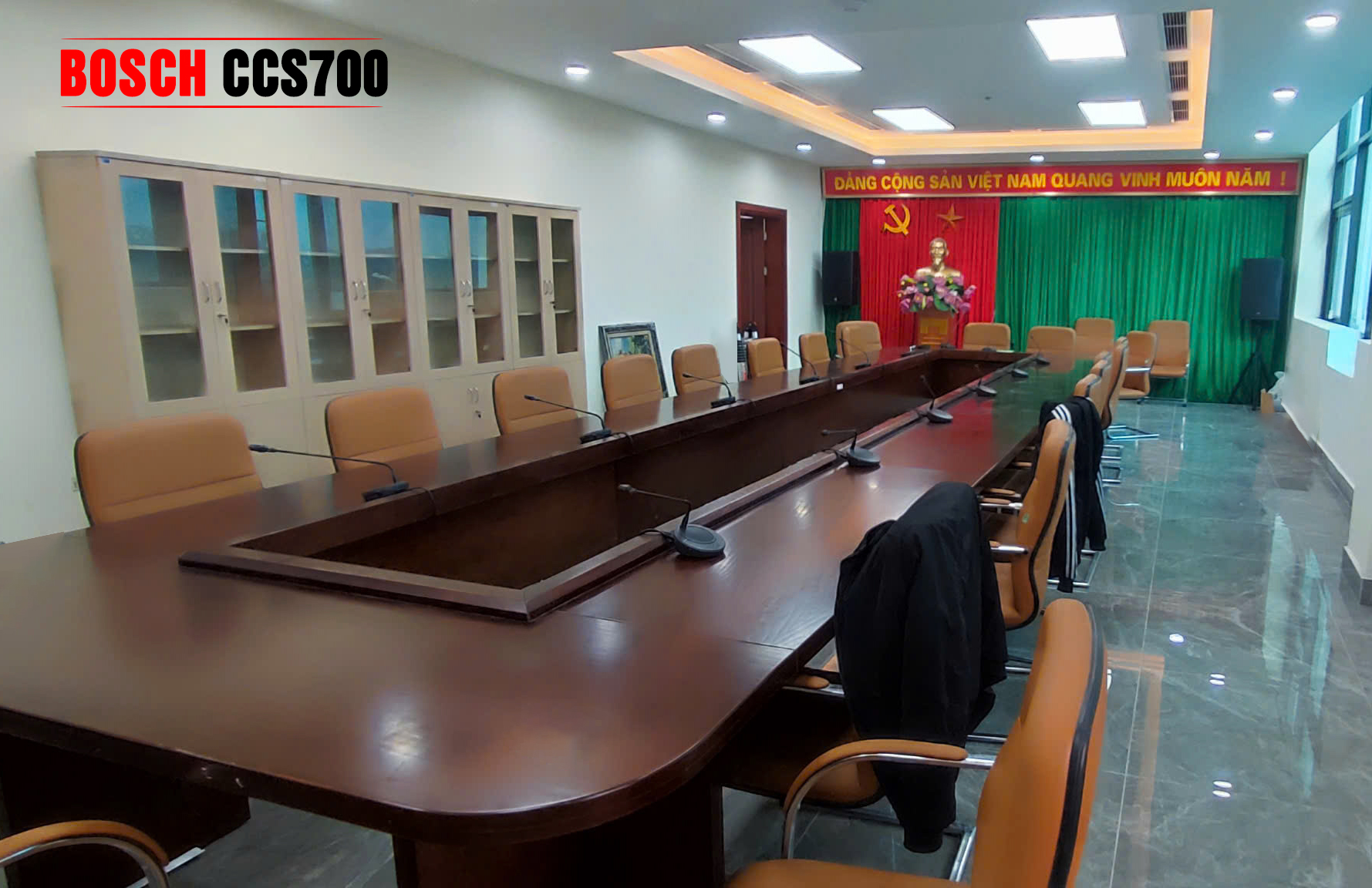 lắp đặt hệ thống âm thanh hội nghị Bosch CCS700