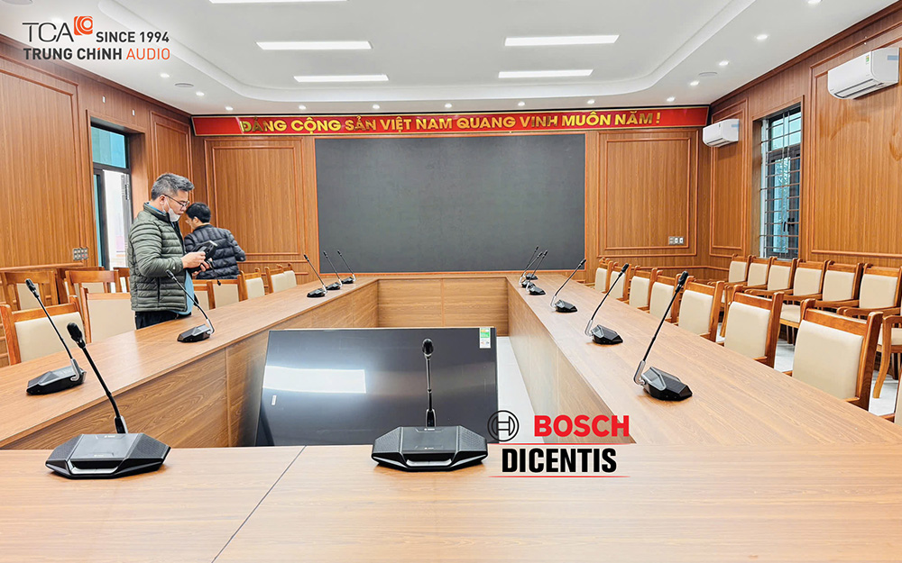 Hệ thống âm thanh phòng họp Bosch Dicentis không dây