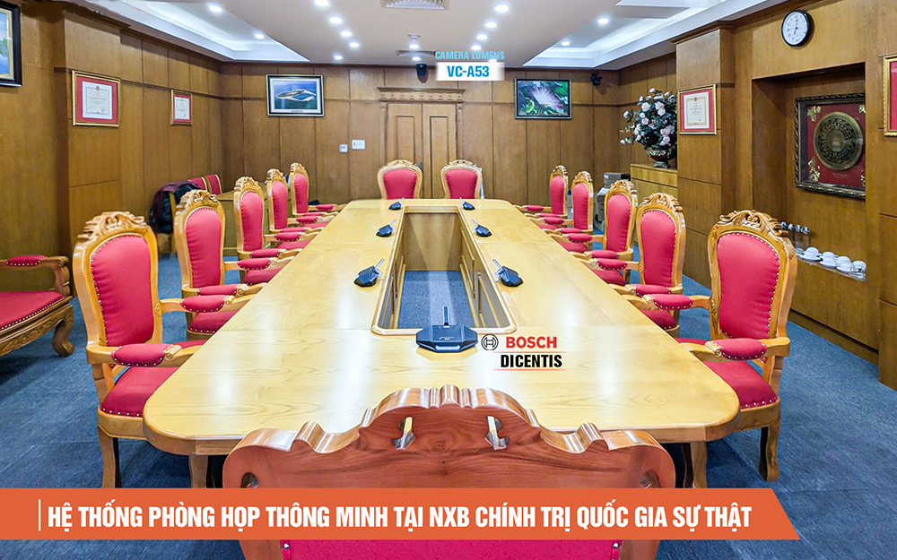 Giải pháp hội nghị trực tuyến tích hợp Camera Lumens