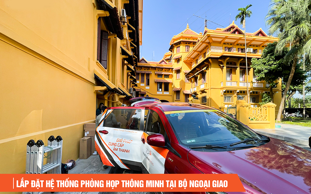 Hệ thống hội thảo Bosch CCS 1000 D: Giải pháp âm thanh hội nghị chuyên nghiệp cho Cục Quản trị – Tài vụ, Bộ Ngoại giao