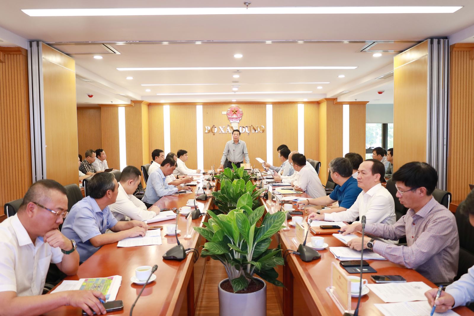 Hệ thống hội họp Bosch CCS1000D lắp đặt tại Trụ sở bộ Xây dựng