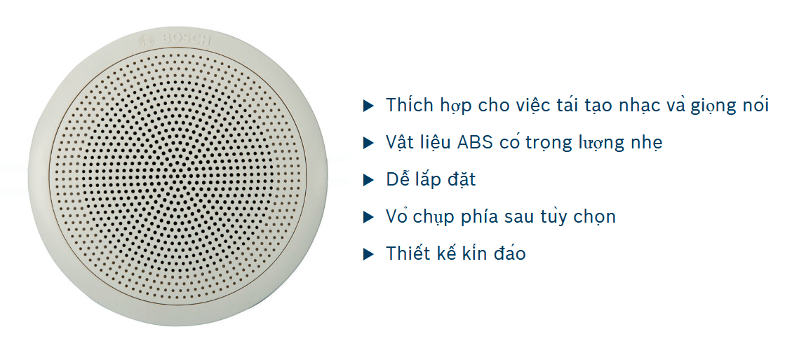 Loa gắn âm trần BOSCH dòng LC3