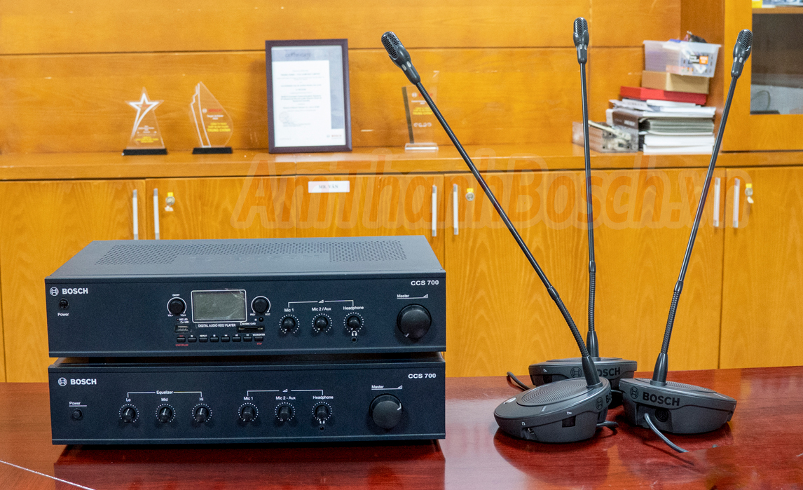 Hệ thống âm thanh hội thảo BOSCH CCS 700